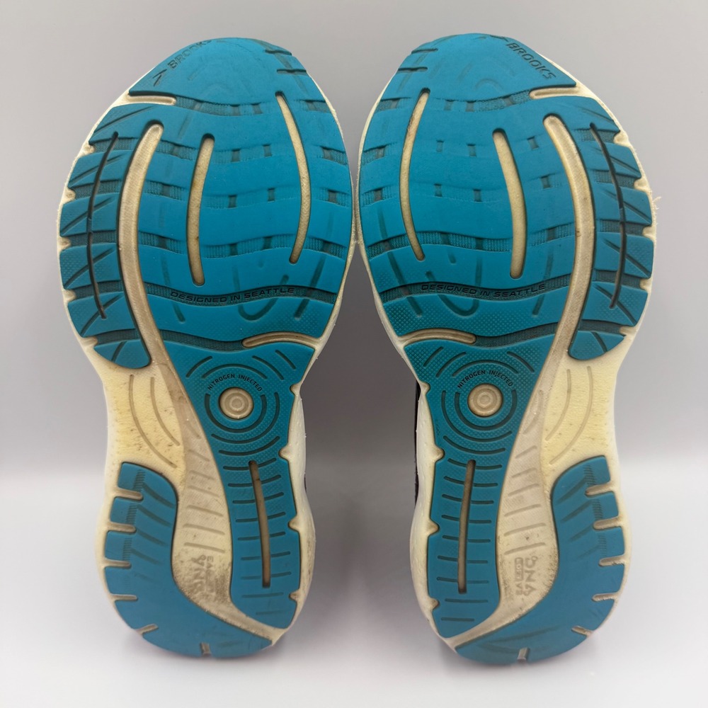 Brooks Glycerin GTS 20 Womens Size 7.5 Running Shoes 1203701B499 Black Pink Blue - Picture 7 of 9